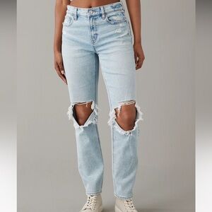 AE Super High Rise ankle straight